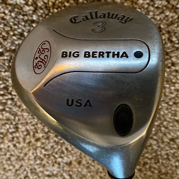 Callaway S2H2 Big Bertha USA 3 Fairway Wood RH RCH 90 Firm Flex Graphite Shaft - Picture 8 of 12